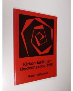 käytetty kirja Kirkon lakikirja 1986 : lisävihko