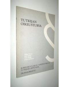 Kirjailijan Niklas Bruun käytetty kirja Tutkijan oikeusturva