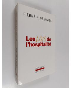 Kirjailijan Pierre Klossowski käytetty kirja Les lois de l'hospitalité