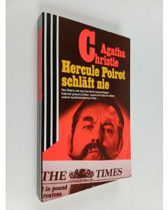 Kirjailijan Agatha Christie käytetty kirja Hercule Poirot schläft nie