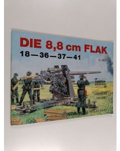 Kirjailijan Werner Müller käytetty teos Die 8,8 cm Flak : 18-36-37-41 (2. Heft)