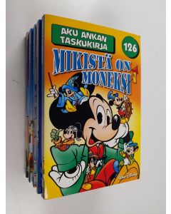 Kirjailijan Walt Disney käytetty kirja Aku Ankan taskukirja 126-130 : Mikistä on moneksi ; Tähtien takana ; Roopen päätä ei palele ; Joron jäljillä ; Tarua vai totta?