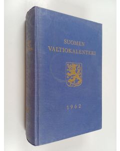 käytetty kirja Suomen valtiokalenteri vuodeksi 1962