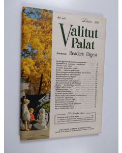 käytetty teos Valitut palat : lokakuu 1956
