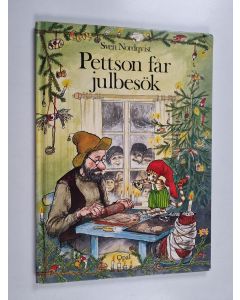 Kirjailijan Sven Nordqvist käytetty kirja Pettson får julbesök