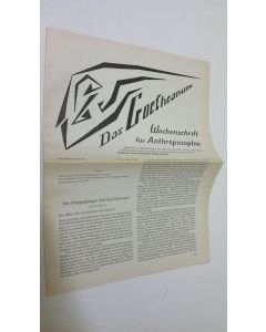 Tekijän Martin Barkhoff  käytetty teos Das Goetheanum nr. 46/1989 : Wochenschrift fur Anthroposophie