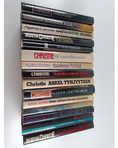 Kirjailijan Agatha Christie käytetty kirja Agatha Christie -paketti (15 kirjaa) : Askel tyhjyyteen ; Neiti Marplen viimeinen juttu ; Määränpää tuntematon ; Totuus hallavan hevosen majatalosta ; Kuolema lähettää viestin ; Hautajaisten jälkeen ; Rakkauskirj