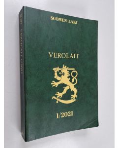käytetty kirja Verolait 1/2021