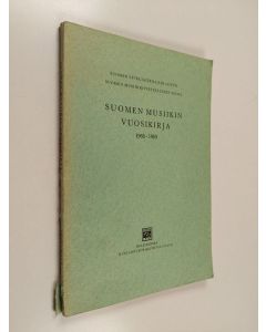 käytetty kirja Suomen musiikin vuosikirja 1968-1969