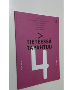 käytetty kirja Tieteessä tapahtuu 4/2018