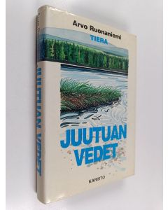 Kirjailijan Arvo Ruonaniemi käytetty kirja Juutuan vedet : muisteluja vuosien takaa