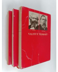 Kirjailijan Karl Marx käytetty kirja Valitut teokset 1-3