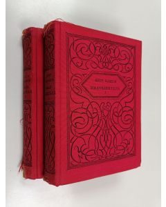 Kirjailijan Knut Hamsun käytetty kirja Maankiertäjiä 1-2