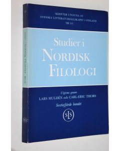 käytetty kirja Studier i nordisk filologi Bd 64