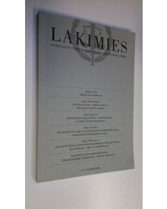 käytetty kirja Lakimies 5/2012 : Suomalaisen lakimiesyhdistyksen aikakauskirja