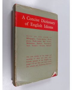 käytetty kirja A concise of dictionary of English idioms