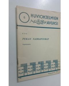 Kirjailijan Cesar Aira käytetty teos Pekan naimapuuhat : näyttämöpila