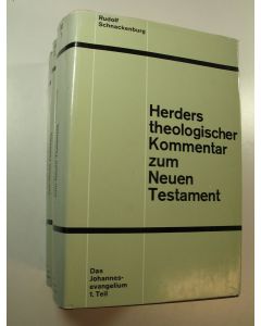 Kirjailijan Rudolf Schnackenburg käytetty kirja Herders theologischer Kommentar zum Neuen Testament, band 4, teil 1-3