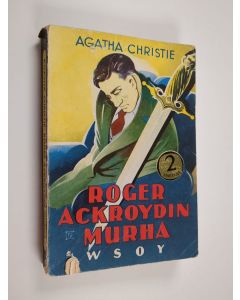 Kirjailijan Agatha Christie käytetty kirja Roger Ackroydin murha