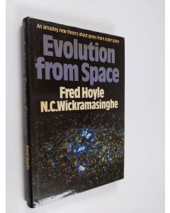 Kirjailijan Fred Hoyle käytetty kirja Evolution from space