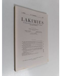 käytetty kirja Lakimies 7/1987 : Suomalaisen lakimiesyhdistyksen aikakauskirja