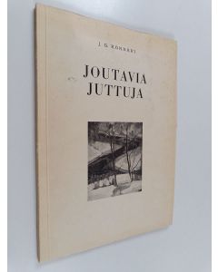 Kirjailijan J. G. Könnäri käytetty kirja Joutavia juttuja