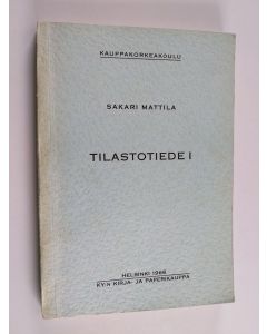 Kirjailijan Sakari Mattila käytetty kirja Tilastotiede 1