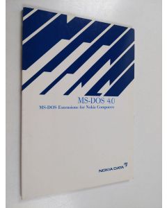 käytetty kirja MS-DOS 4.0 : MS-DOS Extensions for Nokia Computers