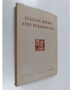käytetty kirja Italian books and periodicals year 1 - No. 9