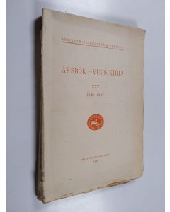 käytetty kirja Årsbok - vuosikirja XXV 1946-1947