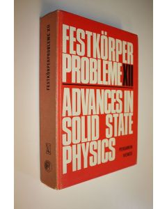 Kirjailijan O. Madelung Marburg käytetty kirja Festkörper probleme XII : Advances in Solid State Physics