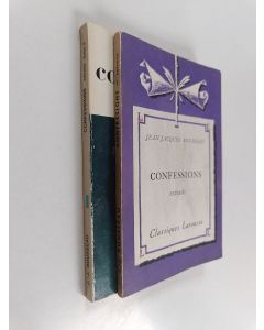 Kirjailijan Jean-Jacques Rousseau & Jean Pierre Néraudau käytetty kirja Confessions - extraits 1-2