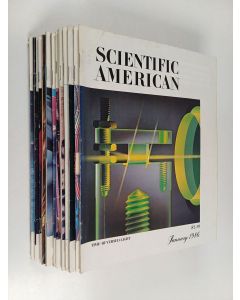 käytetty teos Scientific american vuosikerta 1986 (1-12)
