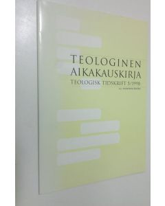 käytetty kirja Teologinen aikakauskirja 5/21998