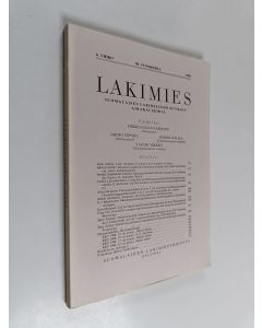 käytetty kirja Lakimies 6/1988 : Suomalaisen lakimiesyhdistyksen aikakauskirja