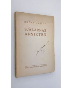 Kirjailijan Hagar Olsson käytetty kirja Själarnas ansikten