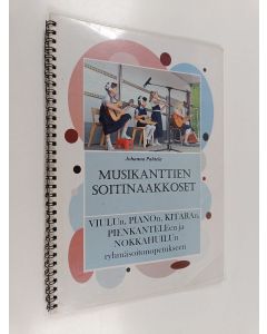 Kirjailijan Pahtela Johanna käytetty teos Musikanttien soitinaakkoset : Viulun, pianon, kitaran, pienkanteleen ja nokkahuilun ryhmäsoitonopetukseen