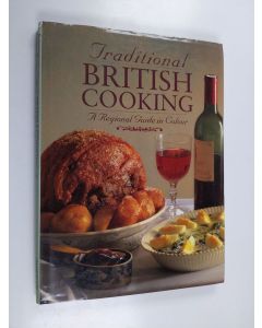 Kirjailijan Elisabeth Ayrton käytetty kirja Traditional british cooking : A regional guide in colour