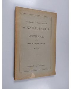 käytetty kirja Suomalais-ugrilaisen seuran aikakauskirja XXIV = Journal de la société finno-ougrienne XXIV