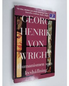Kirjailijan Georg Henrik von Wright käytetty kirja Humanismen som livshållning och andra essayer
