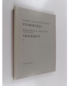 käytetty kirja Suomen sukututkimusseuran vuosikirja 41