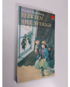 Kirjailijan Harald Skønsberg käytetty kirja Flykten till Sverige