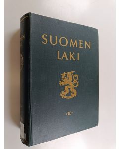 käytetty kirja Suomen laki 1966 : osa 2