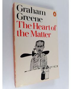 Kirjailijan Graham Greene käytetty kirja The Heart of The Matter