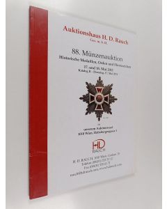 käytetty kirja 88. Munzenauktion : historische medaillen. orden und ehrenzeichen, 17. und 18. mai 2011, katalog 2 - dienstag, 17. mai 2011