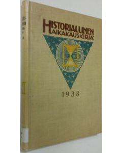 käytetty kirja Historiallinen aikakauskirja 1938