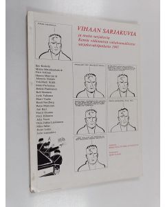 Kirjailijan Heikki Porkola käytetty kirja Vihaan sarjakuvia ja muita sarjakuvia Kemin viidennestä valtakunnallisesta sarjakuvakilpailusta 1985