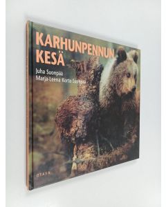 Kirjailijan Juha Suonpää käytetty kirja Karhunpennun kesä