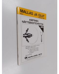 käytetty teos Mallas ja olut 3 : kesäkuu 1988