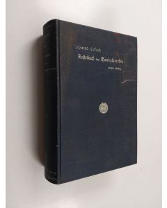 Kirjailijan Konrad Cosack käytetty kirja Lehrbuch des Handelsrechts